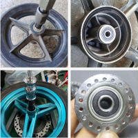 Extraedor De Rodamientos De Agujero Oculto Para Motocicleta Herramienta De Desmontaje De Collet De Acero Fuerte Para Reparación De Coches Y Motocicletas - details 2