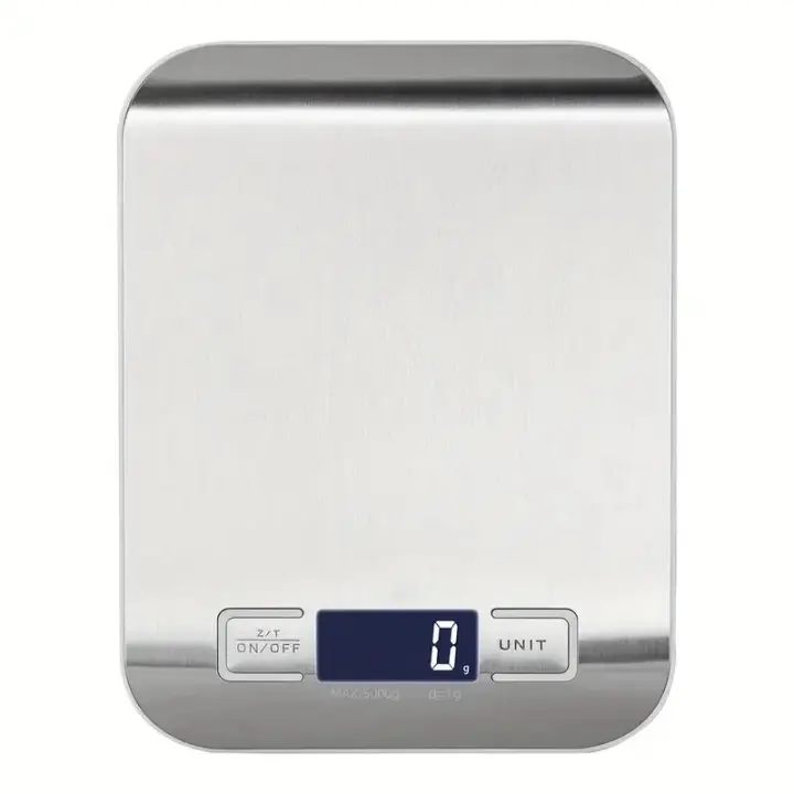 Báscula Electrónica De Cocina Precisa Para Pastelería Y Hornear 10kg/1g Pequeña Y Accurate Para Alimentos Material De Acero Inoxidable - 1
