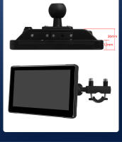 Pantalla Táctil IPS De 7" JMCQ Para Motocicleta Con DVR Dashcam Wireless Carplay Android Auto Cámara Frontal Y Trasera Grabadora Impermeable IPX7 - details 25