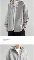 Sudadera De Capucha Para Hombre Estilo Retro Con Cremallera Largo Manga Suelta Chaqueta Gótica Casual De Harajuku Y2K Streetwear - details 7