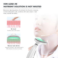 CkeyiN Máquina De Levantamiento Facial Y Cuello Masajeador Fototerapia Instrumento De Masaje Ocular Vibration Anti Arrugas Eliminador De Doble Mentón - details 25