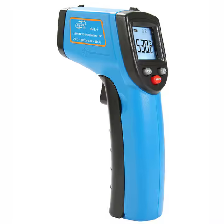 Termómetro láser infrarrojo digital LCD inalámbrico, sin contacto, para uso en interiores, OEM, industrial y doméstico. - 1