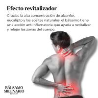 Bálsamo Milenario Extra Fuerte 90 gr. Pack Extra Ahorro 3 Unidades  | Calor para Masajes | | Alivio Piernas Cansadas Muscular | Crema Tigre Roja | Mentol |  Alcanfor | Eucalipto |  Canela Clavo - details 2