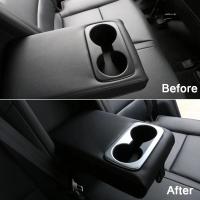 Cubierta De Decoración Para Portavasos Trasero De Coche ABS Para KIA Sportage QL 2016-2023 Y Hyundai Tuscon 2015-2021 Accesorios De Interior - details 0