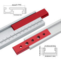 100MM Miter Bar Slider T-Slider T Slot Miter Track Jig T Screw Fixture Slot De Aleación De Aluminio Para Trabajar Con Madera Mesa De Router Herramienta De Carpintería - details 3