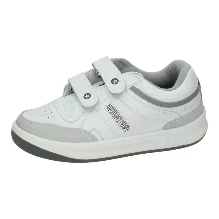 Deportivos marca PAREDES para hombre en color blanco. Playeras Blancas Deportivas para Hombre con Cierre de Velcro - Piel y Textil - 1