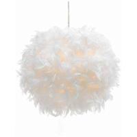 Lámpara de techo colgante lámpara moderna lámpara de araña sala de estar luz de techo sala de estar pluma colgante lámpara de pluma deco - details 0