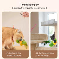 Juguete Interactivo Para Gatos Real Bird Sound Con Sonido De Pájaro Simulación Peluche Con Menta Juguete Para Gatos Y Gatitos - details 2
