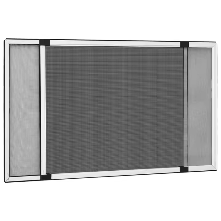vidaXL Mosquitera extensible para ventanas blanco (100-193)x75 cm - 1