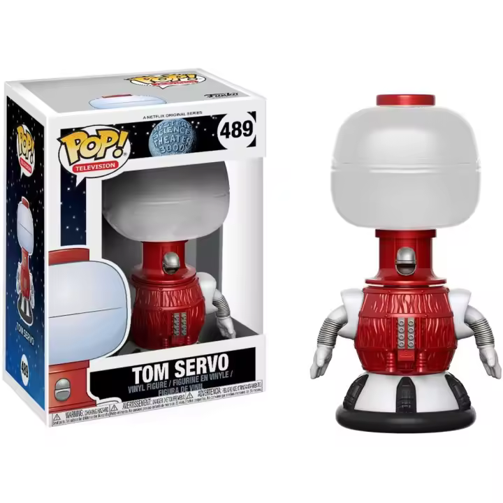 TOM SERVO -  Funko POP! -  TV x Mystery Science Theater 3000 - Figura vinilo - Confeccionada em un estilo súper deformado de anime/manga japonés - Recomendado para mayores de 3 años. - 1