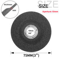 8Pcs/Set Rueda De Molienda 75mm 3 Pulgadas Para Corte De Metal Madera PVC Herramienta De Molienda Mini Corte Discos De Metal - details 2