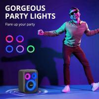 Altavoz Bluetooth Tronsmart Halo 200, Altavoz Portátil 120W Potente, Sonido Estéreo, Luces Led y Waterproof, 18H de Reproducción, con AUX, App, Agujero de Guitarra - details 3