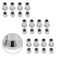 Juego De 12 Tapas De Válvula De Rueda Para Coche Con Codo Cubierta Plástica Plateada Accesorios Exteriores De Neumáticos Y Ruedas Cromados - details 4