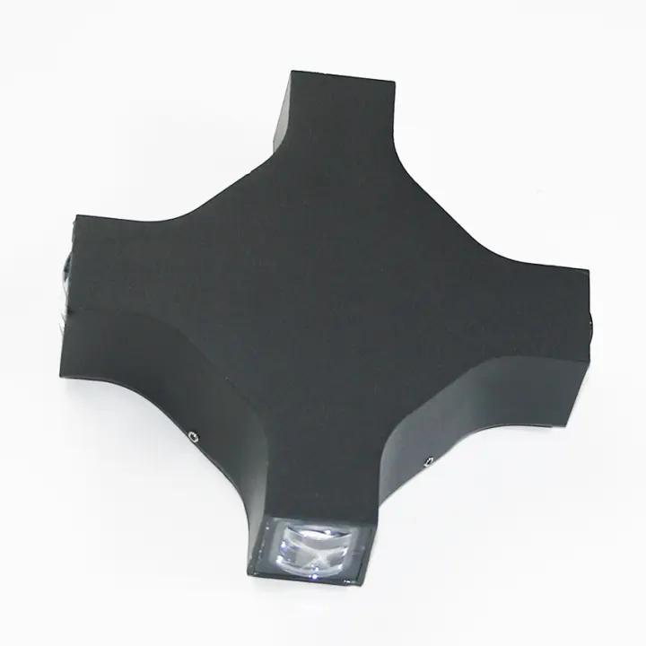Lámpara De Pared LED12W Impermeable Para Exterior Iluminación De 4 Lados Para Jardín Y Courtyard Iluminación Decorativa Exterior - 1
