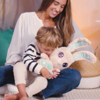 PEEKAPETS Conejito Interactivo, Peluche Divertido y Suave que Mueve las Orejas y Hace Luces y Sonidos, Juguete Regalo para Bebés y Niños - details 3