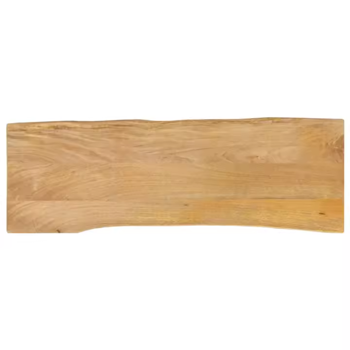 vidaXL Tablero de mesa borde natural madera maciza mango 120x40x2,5 cm - 1