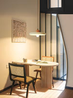 Lámpara Colgante LED Moderna Y Minimalista En Forma De UFO Circular Para Restaurante Mesa De Comedor Barra Iluminación Metal - details 2