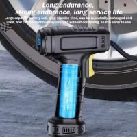 Bomba de Aire Portátil  120W Inalámbrica/Cableada Inflador de Neumáticos Digital para Coche Bicicleta Bolas Tipo de Enchufe: PUMPS - details 11