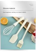 Set De 3 Piezas Para Hornear Herramientas De Cocina De Silicona Resistente Al Calor Espátula Para Crema Batidor De Huevo Cepillo De Grasa Para Pastelería Y Repostería - details 10