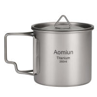 Juego De 3 Piezas De Titanio Ligero Con Olla De 750ml Taza De Agua De 450ml Cuchara Plegable Y Manija Collapsible Para Camping - details 15