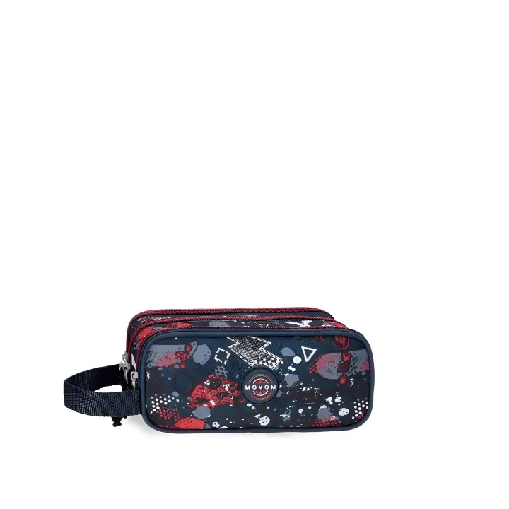 Estuche Triple Cremallera Movom Free Time 2764721 - Nueva Colección - Medidas: 10x22x9cm. - 1