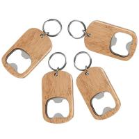 Abrepuertas De Madera Con Cadena Accesorios Para Cerveza En Lata 1/2/4 Piezas Para Barra Cocina Fiestas Llavero Universal - details 4