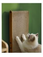 Tablero De Rasguñar Para Mascotas Largo Y Recto Matriz De Papel Corrugado Juguete Protector De Muebles Para Gatos Y Gatitos - details 4