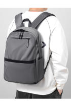 Mochila Rilibegan Para Hombres Capacidad Grande Estilo Business Bolsa De Computadora Viaje Simplicidad Mochila Casual Para Colegio - details 19