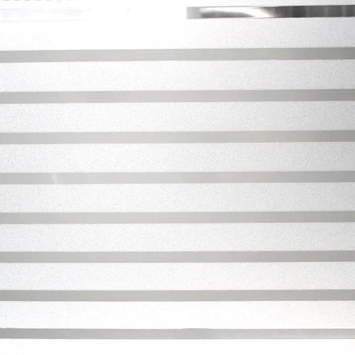 Vinilo estático para ventanas decolux homeware privacidad gofrado rayas 0.90 x 2 m. - 1