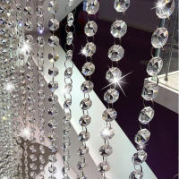 Cortina De Perlas De Vidrio Cristal Para Sala De Estar Y Dormitorio Decoración De Fiesta Y Boda Cortina De Perlas De Vidrio Para Puerta - details 12