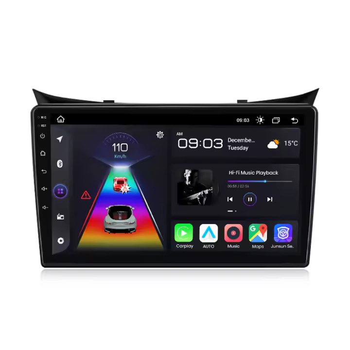 Junsun Android 13 inalámbrico CarPlay Android Auto Radio para Hyundai I30 Elantra GT 2011 2012 2013 2014 2015 2016 2017 coche Multimedia navegación GPS autorradio - 1