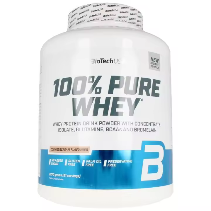 Biotech Usa 100% Pure Whey Cookies & Cream 2270G - 1