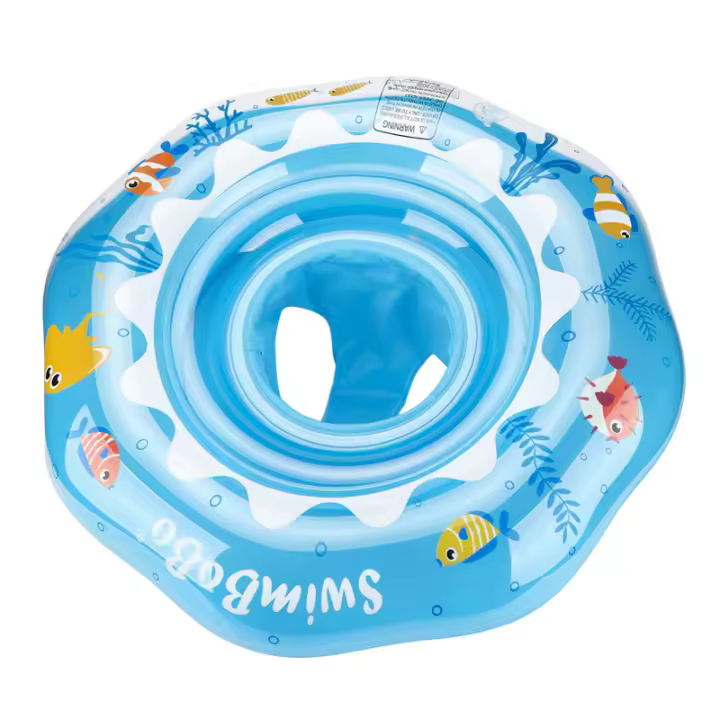 Flotador infantil Swimbobo con forma de flor de ciruelo oceánico, bonito pez pequeño para bebé, para nadar - 1