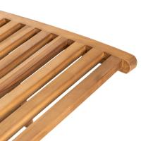 vidaXL Tumbona de madera maciza de teca Sillas de Exterior Ideal para jardín, playa, piscina, terraza Tumbona Piscina Tumbonas Playa Tumbonas Jardín Exterior - details 5
