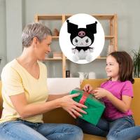 Muñecos de peluche de juguete, muñecos de peluche suaves Kawaii K-uromi, muñecos de peluche coleccionables, juguetes de cumpleaños y Navidad, regalos de 25 cm, negro clásico - details 2