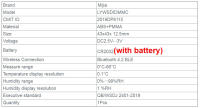 Termómetro Y Higrómetro Inteligente Mijia Bluetooth 2 LCD Digital Sin Cable Trabaja Con La Aplicación Mi Home Accesorio Doméstico - details 0