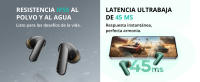 Auriculares - realme Buds Air 7 Pro, AI Traductor en Vivo, Aviatio diseño de aluminio, 53dB Cancelación de ruido en tiempo real, Cancelación de ruido profundo AI de 6 micrófonos, Hasta 48 horas de reproducción,  IP55 - details 13