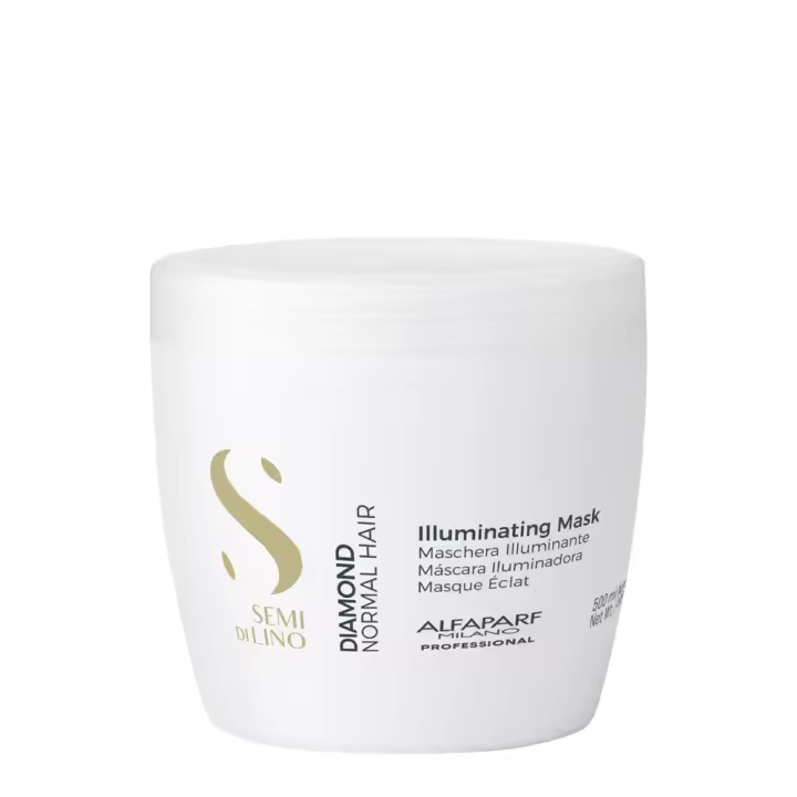 Alfaparf Milano Semi Di Lino Diamond Illuminating Mask 500ml - mascarilla - 1