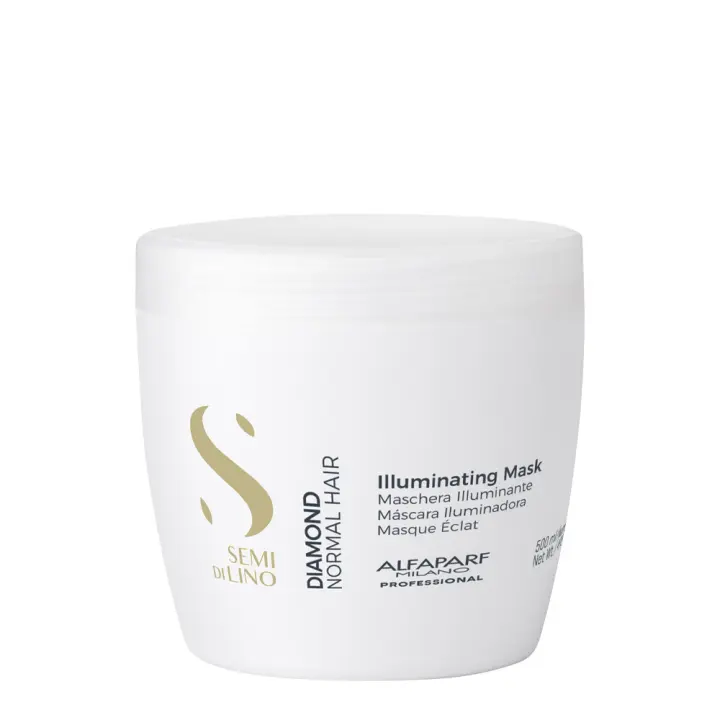 Alfaparf Milano Semi Di Lino Diamond Illuminating Mask 500ml - mascarilla - 1