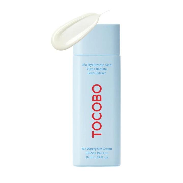 Protector Solar TOCOBO Bio Wtaery Sun Cream SPF50+ PA++++ Protector Solar en crema con Ácido hialurónico orgánico 50 ml — oferta en Miravia