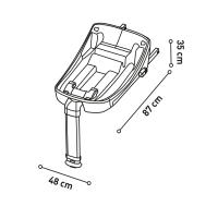 Asalvo Base Isofix Numantix – Base Segura desde el Nacimiento hasta 85 cm, Compatible con ISOFIX y Coches 0+, Instalación Rápida y Estable - details 2