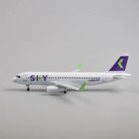 Modelo De Avión A320 De Escala 20CM En Metal Replicado Del Chilean Sky Decoración De Casa Miniatura De Aviación Para Coleccionistas - details 0