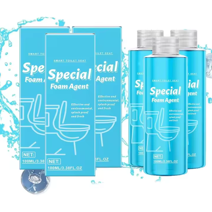 Limpiador de inodoros Foam Shield Smart Toilet, agente espumoso especial, limpiador potente y resistente, espumante para la limpieza del inodoro, para un baño fresco y cómodo (3) - 1