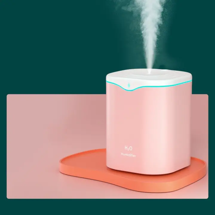 Humidificador De Escritorio USB 2000ML Con Doble Spraying Para Aromaterapia Y Cuidado De La Piel Mist Frío Purificador Para Hogar Oficina - 1