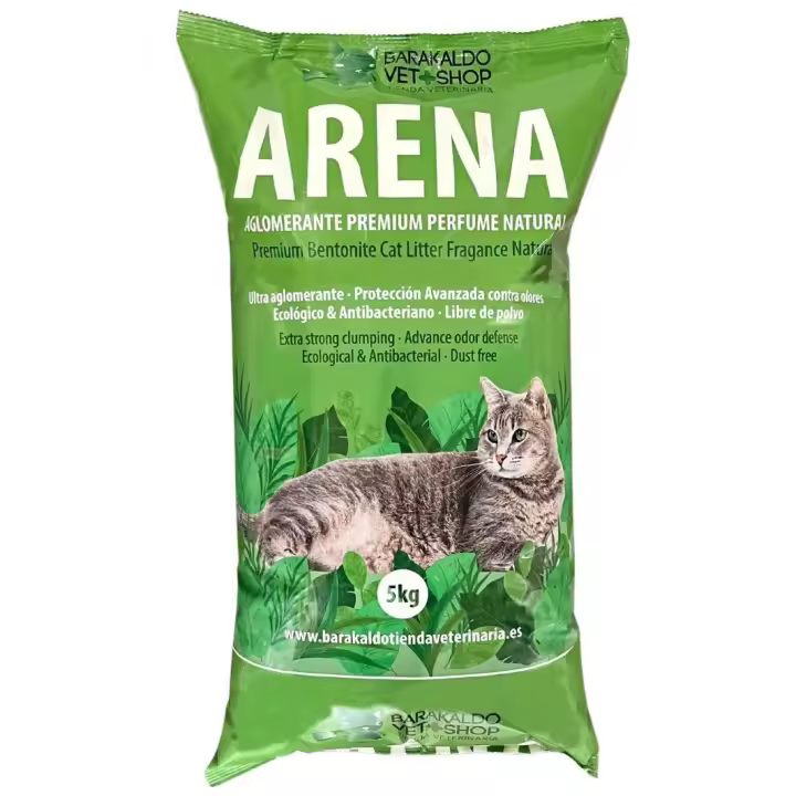 Arena Aglomerante Natural, Lavanda o Marsella Premium | Absorbe la humedad y el olor de los excrementos de tus gatos, 100% bentonita, Gran control de olores | BARAKALDO VET+SHOP - 1