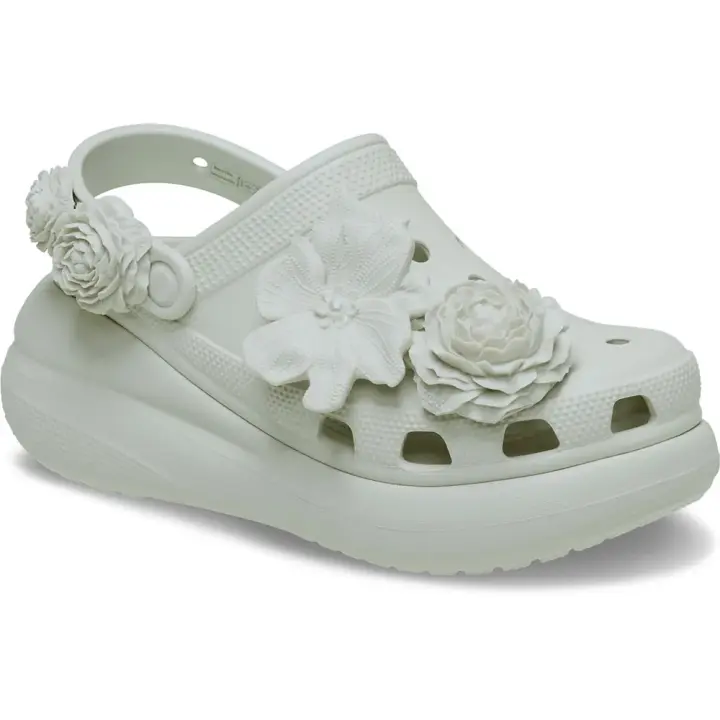 Crocs Zuecos Crush Bouquet Beige,Verde - 1