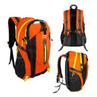 Ociodual Mochila Senderismo 30L Naranja Ligera Impermeable Mochila Viaje Supervivencia Plegable Mochila Mujer Camping Mochila Hombre Trekking Montaña Mochilas Marcha Nórdica Deporte - details 2