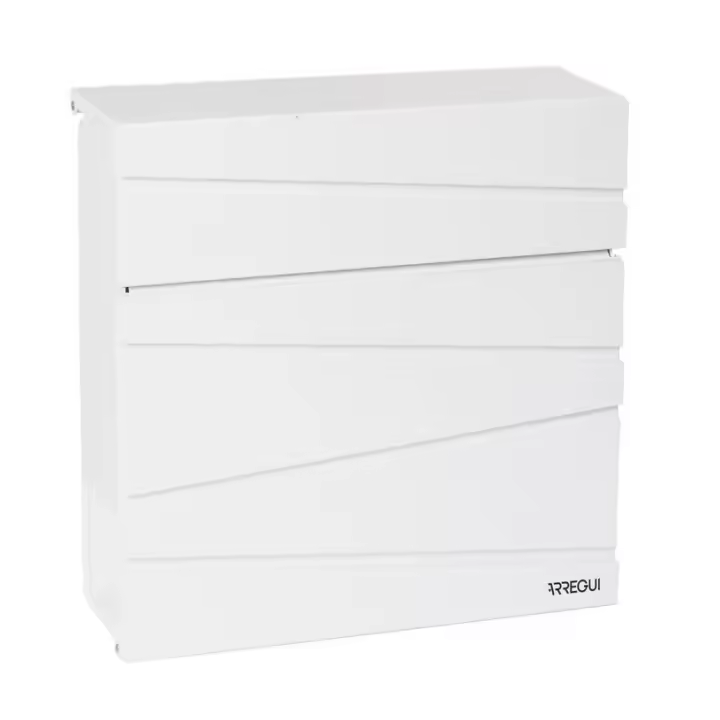 ARREGUI Armor Buzón Exterior de Acero con Soporte para Periódicos Tamaño M (Correo DIN A4 y Revistas) | Buzón de Pared Mediano | con Tapa Protectora | Buzón de Correo Moderno - 1