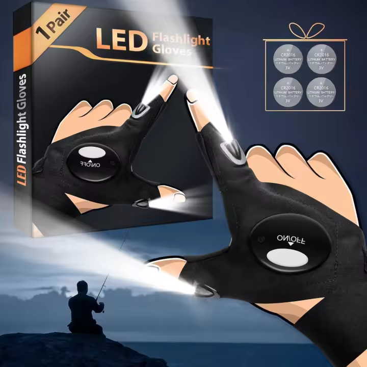 Ideas para Regalar Hombre Gift Original - Regalos Originales para Hombre Padre Regalos Papa Hombres Cumpleaños Regalos Navidad Calendar de Adviento Guantes With Luz LED Trabajo Gadgets Tecnológicos - 1