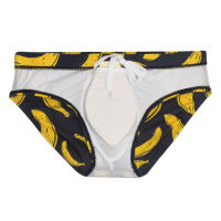 Bragas De Natación Para Hombre En Blanco Estampado De Moda Verano Pantalones De Playa Traje De Baño Deportivo Surfista - details 8